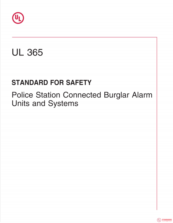 UL 365 PDF UL 365 PDF